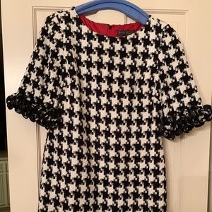 Jessica Howard houndstooth check tweed dress, s 12